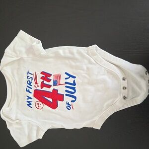 Old Navy White Baby Onesie